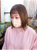オン眉×外ハネボブ