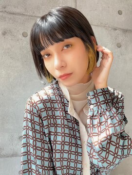 マックス フォー ヘアー(MAX FOR HAIR) 【デザインカラー】綺麗なボブ×インナーカラー◎