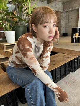 ムード カナザワ(mood kanazawa) アゴライン甘めナチュラルボブ