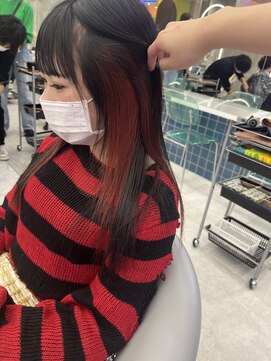 ロンドルーチェ 心斎橋(Lond luce) ダークアッシュ/ミディアムレイヤーカット［髪質改善/縮毛矯正］