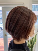 サロンドノア(Salon de NoA)&nbsp;ショートボブ×ウォームブラウン