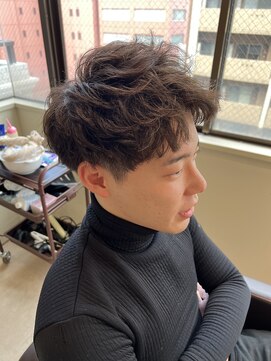 ガーデン オオタカノモリ(garden otakanomori) 大人メンズ/ビジネスパーマ/ツーブロック/シンプルメンズ髪型