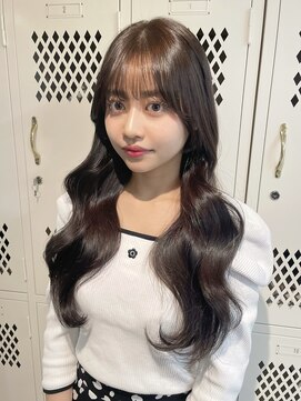 ユニ 表参道(uni) 韓国ロングレイヤーカット　#韓国ヘア# レイヤーカット