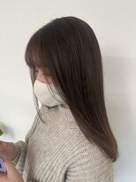 O&nbsp;20代30代40代大人可愛いキレイ目ヘアシースルーバングストレート