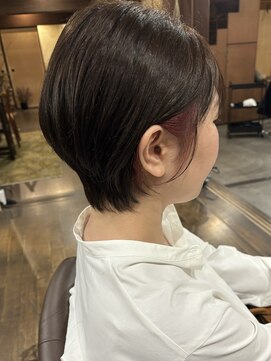 穀雨(Kokuu) ショート×インナーピンク