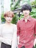 【自分にご褒美を...贅沢*癒し*コース】カット+ヘッドスパ+高保湿TR_￥5900