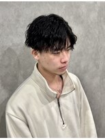 アソビ&nbsp;縦落ちソフトパーマ