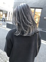 ハーツ(Heart's)&nbsp;白髪ぼかし脱白髪染め似合わせミディアムレイヤー40代50代60代♪