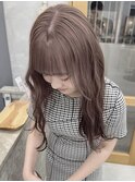 都島/ミルクティーカラー/ブラウンカラー/ゆるふわ