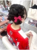 ガーリースタイル/心斎橋/ヘアメ/セットサロン