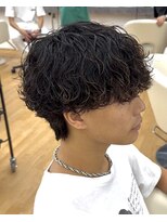 ビカム 名駅(become)&nbsp;【刈り上げない波巻きパーマ】メンズネープレスカット名古屋名駅