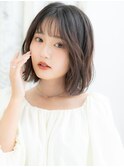 武蔵小杉/髪質改善/くすみベージュ☆レイヤーパーマボブb