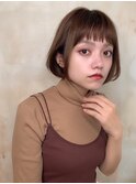 ミルクブラウン/ダークパープル/ナチュラルショート/夏/上尾