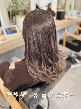 アース 若葉台店(EARTH) 春に向けてイメージチェンジ♪グラデーションカラー☆