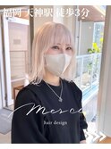 カラー☆/ケアブリーチ/トリプルカラー/福岡/天神/今泉/エクステ