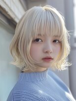 レヴ 草加店(LEV.)&nbsp;イメチェンワイドバングブルーブラック