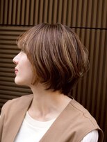 松本平太郎美容室 銀座本店 イノアカラー×ショートボブ/30代40代50代60代