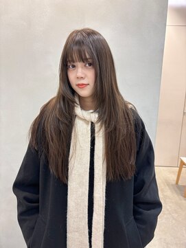 フィルムス 渋谷(FILMS) イメチェン/外ハネボブ/美髪/ワイドバング/ブルーブラック/前髪