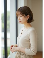 アーツ 調布(arts) ★透け感バング×ナチュラルショートボブ