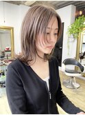 NUDEタッセルボブ レイヤーボブ 結べるボブ切りっぱなしボブ