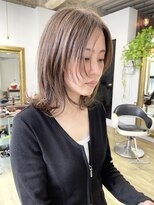 ヌード(NUDE) NUDEタッセルボブ レイヤーボブ 結べるボブ切りっぱなしボブ