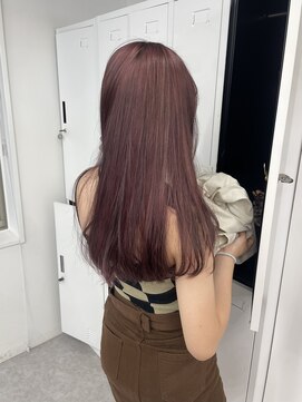 ペレ 渋谷(PELE) ホワイトグレージュ/デジタルパーマ/チェリーブラウン/渋谷