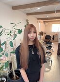 ブリーチ1回でできるミルクティー