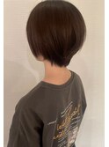 レイヤーコンパクトショート×サラサラ髪
