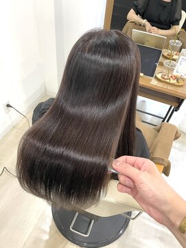美髪専門サロン バイ マイル(美髪専門サロン by mile) 【髪質改善カラー】ナチュラルブラウン