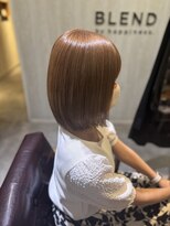 ブレンドバイハピネス(Blend by happiness)&nbsp;ボブ×髪質改善×ブリーチ無しWカラー