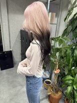 スティーン(STEEN)&nbsp;ホワイトピンク×ダークブラウン