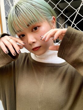 ヌークバイラヴェスト 四日市(neuk by lovest) 〔mirisa〕tight 束感ショート/デザインカラー