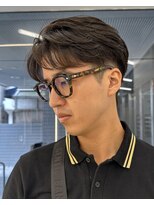 ウィル バイ ブラウン(Vir by Brown)&nbsp;ニュアンスパーマ/毛流れ/ナチュラル/ビジネスヘアー/藤沢美容院