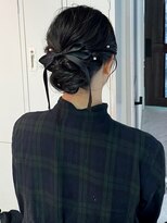 アモレット(amoretto)&nbsp;ヘアセット 結婚式 お呼ばれヘア お団子ヘア アップスタイル