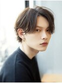 メンズナチュラルマッシュアクティブショートルーズショート