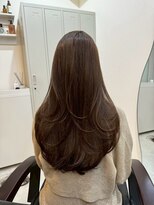 ムード(MOOD,)&nbsp;イメチェン/ピンクベージュ/アンブレラカラー/前髪/銀座駅