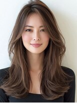 ハーツ 青山表参道店(Heart's) 白髪ぼかし脱白髪染め似合わせレイヤーカット40代50代60代