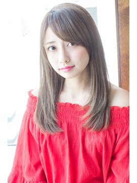 アフロート ギンザ(AFLOAT GINZA) AFLOAT明日香の耳かけレイヤーストレート　20代30代40代