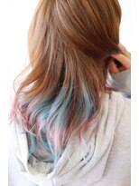リラ ヘア サロン(rela hair salon)&nbsp;マリンカラーのインナーグラデーション