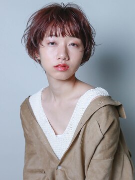 テトヘアー(teto hair) short（ジグザグバング、ミニマムボブ、ピンク）