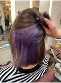 ★インナーパープルのボブスタイル★