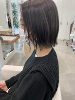 カッツ 駅家店(CUT S)&nbsp;モノグレージュで切りっぱなしボブ♪♪