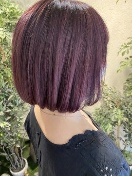ジョイン ラックスビー 京都店(JOYN LUXBE) 大人ラベンダー◎ミニボブ　by中山惠介