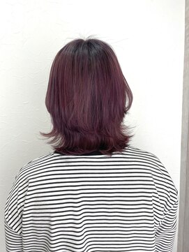 シエル 立川店(CIEL) 【CIEL×久光】ピンクヴァイオレット×ウルフカット