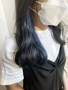 アクトゥス(AEQUITAS) イヤリングカラー×ネイビーブルー