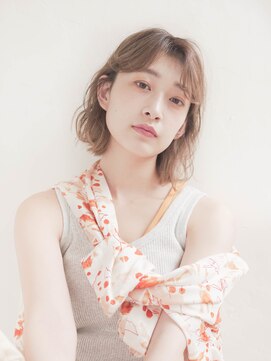 ジュール 大分(Joule) セクションカラー/ペールベージュ/透明感ボブ[大分駅]