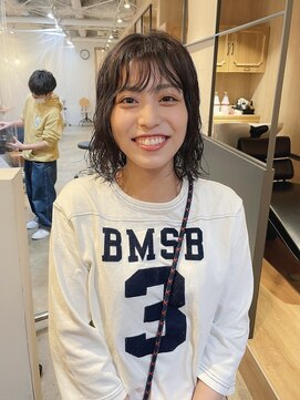 ルアウハク 梅田(LUAU Haku) ・ラフウェーブ×ボブパーマ・【Haku/梅田/タクノ】