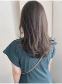 ロングレイヤー ミントベージュ ブリーチなし sk