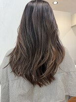 ネックス 表参道本店(nex)&nbsp;【nex 表参道】白髪ぼかし ハイライト アッシュベージュ 齋藤