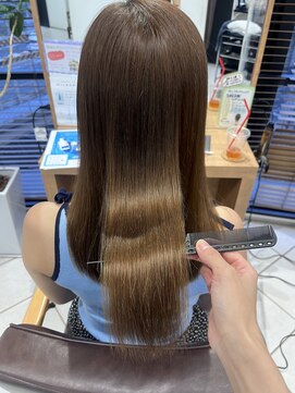 ボヌール オオサカ(Bonheur OSAKA) 〔スタイリスト吉田　艶髪水素ストレート〕